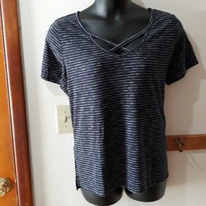 Lane Bryant Cross-Neck Top